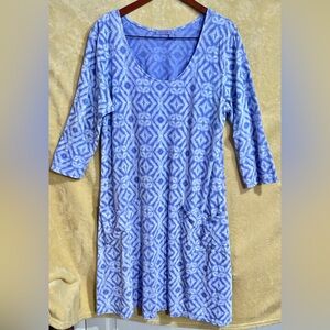 Fresh Produce~ blue dress with pockets